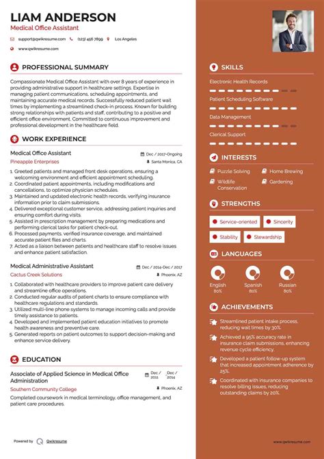 10+ Medical Office Assistant Resume Samples & Templates for 2025