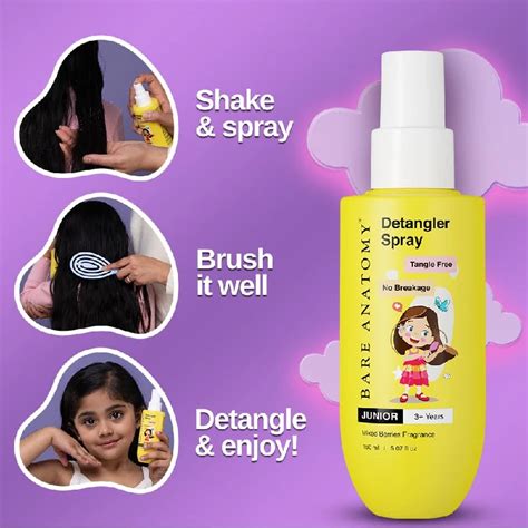 Bare Anatomy Junior Detangler Hair Spray
