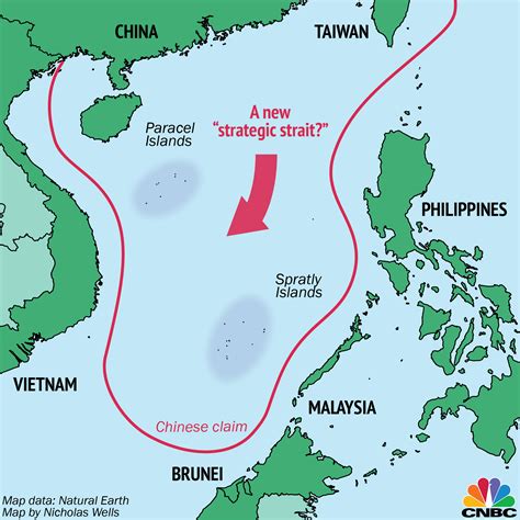 South China Sea: 'Breathtaking' ruling against China to have lasting impact - map of china sea
