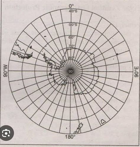Draw a poler zenither sterography projection withgiven extention ...