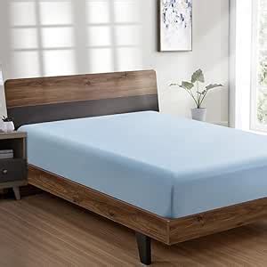 Buy Amazon Brand - Umi Cotton Feel Glace Cotton Fade Resistant Elastic ...