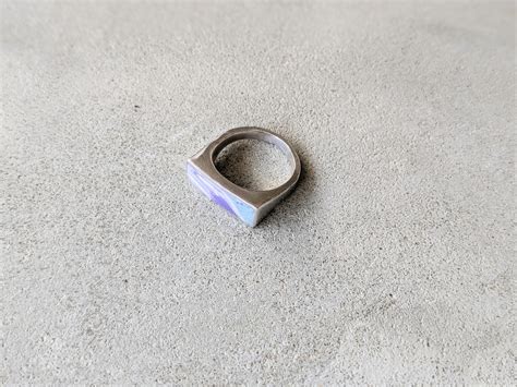 CLAY COLOR RING ~クレイの色彩リング~ シルバーカラー | Penemuan!