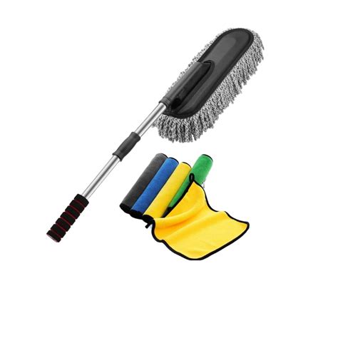 FLANXUS Combo 2 PCS Microfiber Double Layered Cloth for Cleaning ...