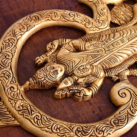 Brass Lord Murugan/Kartikeya Wall Hanging (13.5 Inch) – Vedansh Craft