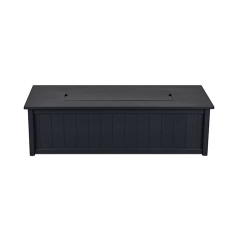 Jensen Co. Amado 70-in W Charcoal Portable Aluminum Rectangle Propane ...