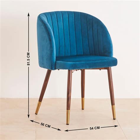 Buy Vienna Set of 2 Velvet Dining Chairs - Teal from Home Centre at ...