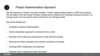 Image result for ADP Payroll Conversion Project Plan Template
