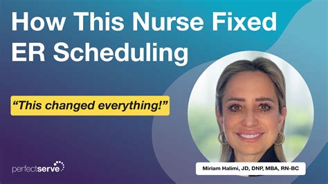 How this Nurse Fixed ER Scheduling - PerfectServe
