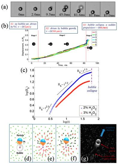 The Self-Propulsion of the Spherical Pt–SiO2 Janus Micro-Motor