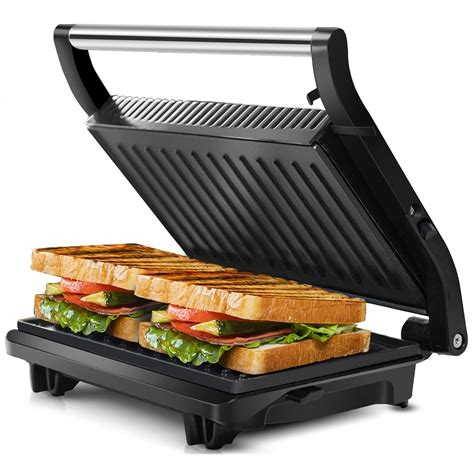 Buy Electric Panini Press Grill and Gourmet Sandwich Maker w/Non-Stick ...