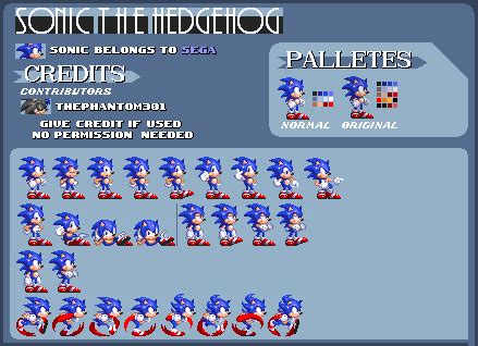 Sonic 3 Sprites Revised V1 by ThePhantom301 on DeviantArt