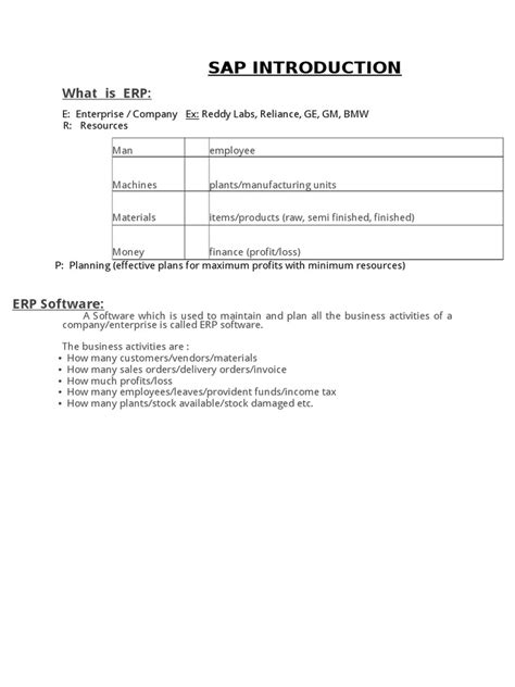 Image result for SAP ERP Tutorial PDF