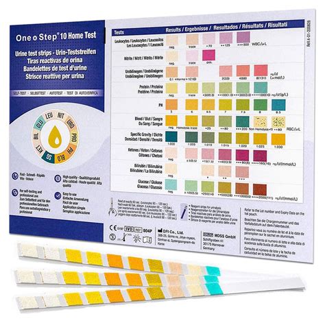 Urine Dipstick Results Printable Multistix 10 SG Reagent Strips