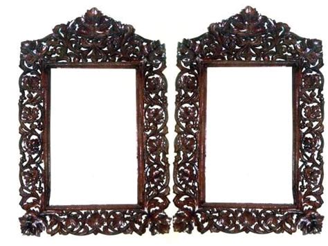 Buy Spice Box Large 2ftx1.3ft Wall Mirror Handmade Carved Mehrab Style ...