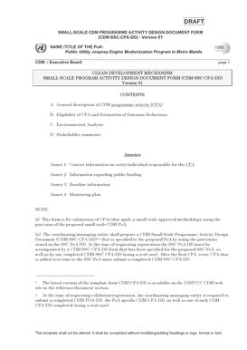 Fillable Online SMALL-SCALE CDM PROGRAMME ACTIVITY DESIGN ... - GEC Fax ...