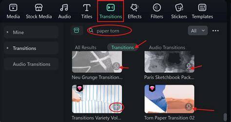 Transform your Video with Paper Tear Transition