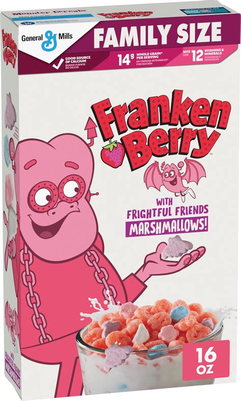 Amazon.com: General Mills Cereal Monsters Cereal 4 Count (Franken Berry ...