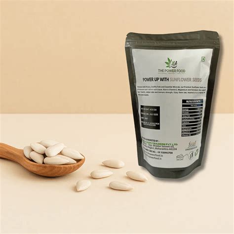 Sunflower Seeds | Vitamin E-Rich Snack for Health & Energy – THE POWER FOOD