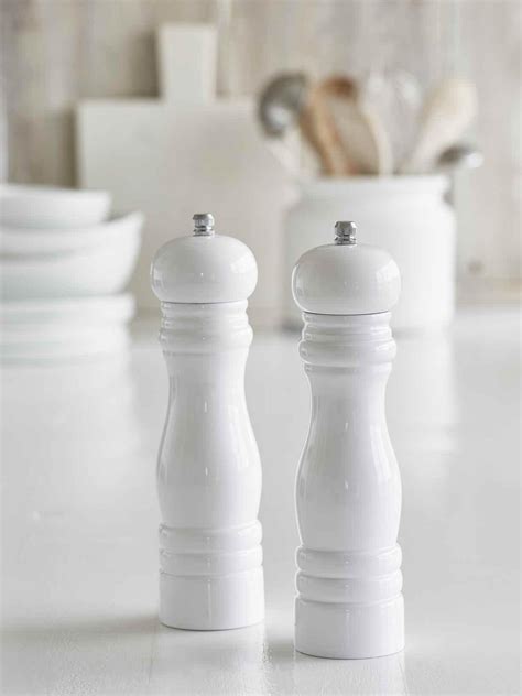 Black and white salt and pepper mills new arrivals