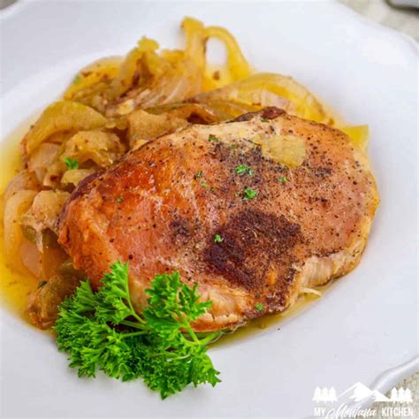 Slow Cooker Pork Chops and Apples: An Easy Chop Recipe | My Montana Kitchen