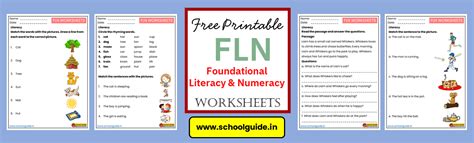Free Printable Foundational Literacy and Numeracy (FLN) Worksheets