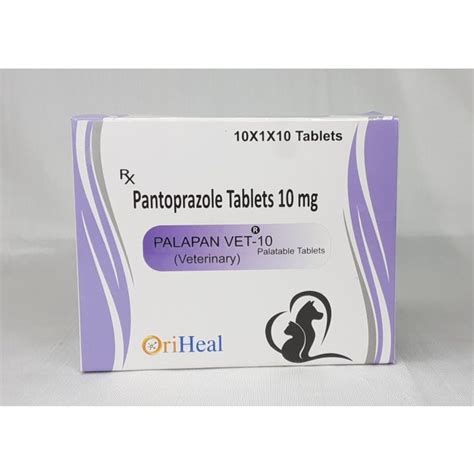 Oriheal Palapan Vet 10 Pantoprazole 10mg Tablet