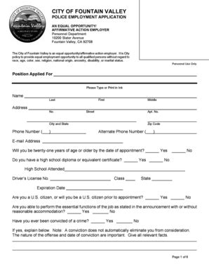 Fillable Online fountainvalley CITY OF FOUNTAIN VALLEY - fountainvalley ...