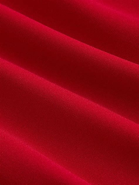 SHEIN MOD Robe rouge à manches longues avec nœud papillon pour grandes ...