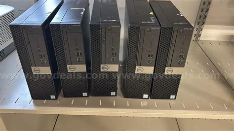 Lot of 5 Used Dell Optiplex PC Towers | GovDeals