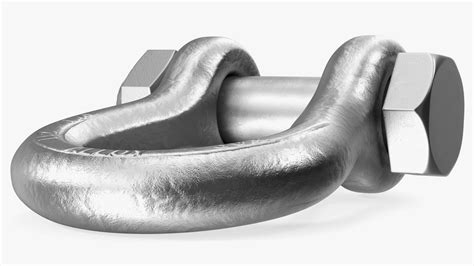 3D Aluminum Anchor Shackle model | 3D Molier International