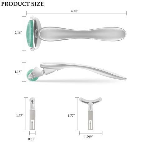 Buy Jade Face Roller with Face Lift and Eye Massage Tool Women Routine ...