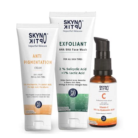 Best Anti Pigmentation Cream | Skynoptik Vitamin C Serum | Exfoliant ...