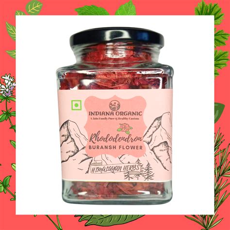 Indiana Organic Rhododendron Flower Tea | Whole Leaf Buransh Flower ...