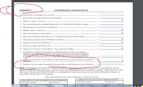 Solved: I am filling out a DE 4 form for a new job in California. Does ...
