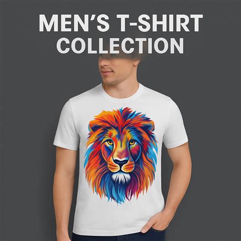 Lion Face Print T-Shirts – UD FABRIC - Unique Style Unique Design