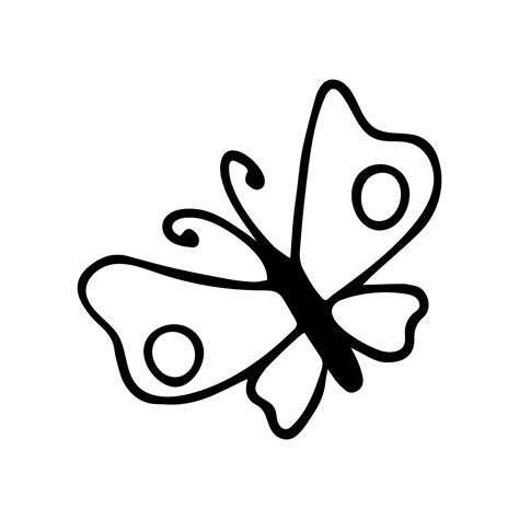 Simple Butterfly Clip Art