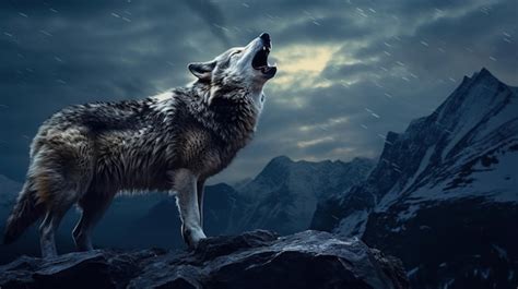 Image result for Wolves Howl at Night