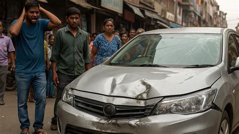 कोलकाता में बाजार में घुसी बेकाबू कार, एक की मौत और 8 घायल, ड्राइवर ...