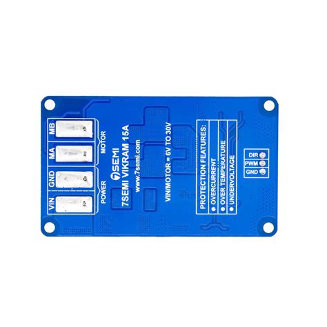 7Semi Vikram-3015 Single-Channel DC Motor Driver Module – Robocraze