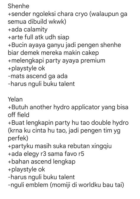 ON 🟢 LINK RULES DI BIO on Twitter: "tehe! // genshin leaks Kan katanya shenhe sama yelan ...