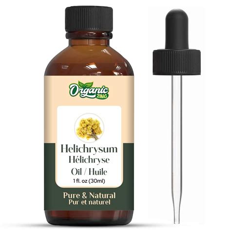 Organic Zing Helichrysum (Helichrysum Italicum) Oil | Pure & Natural ...