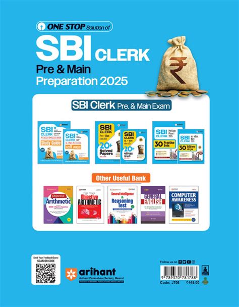 Best SBI Clerk Pre book 2025 Study Guide with MCQs – arihantbooks