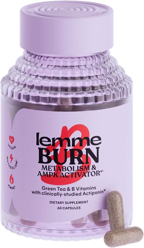Amazon.com: Lemme Burn - Metabolism, Belly Fat Burning + AMPK Activating Supplement for Men ...