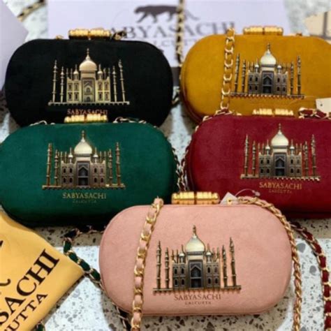 Bags | Sabyasachi Taj Mahal Inspired Clutch Bag For Bridesmaid For ...