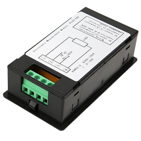 Digital Meter Current Meter, AC Power Meter Amp Meter, Ammeter with ...