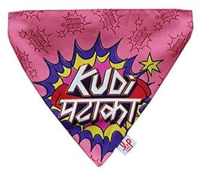 Lana Paws Kudi Pataka Dog Bandana/Dog Scarf/Dog Accessories (Size S-M ...