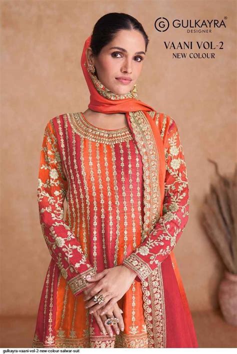 VAANI VOL-2 NEW COLOURS BY GULKAYRA DESIGNER 7407-F TO 7407-N SERIES ...