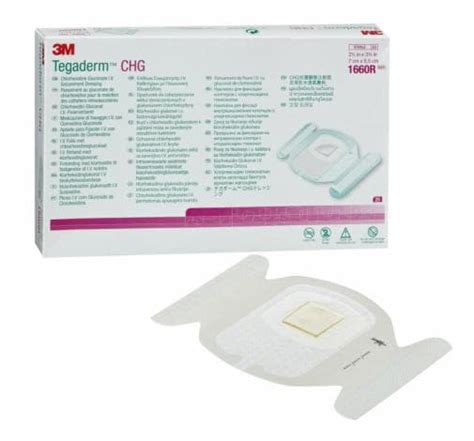3M™ Tegaderm™ CHG Chlorhexidine Gluconate I.V. Securement Dressing ...