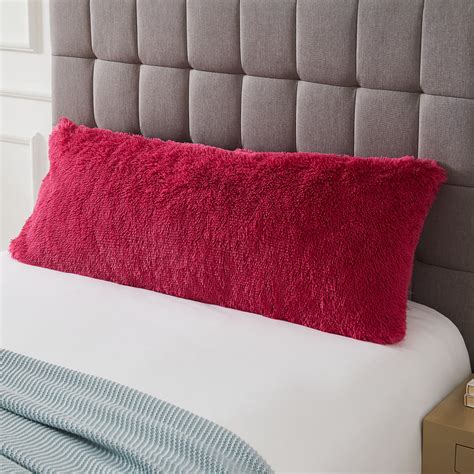Sweet Home Collection Soft and Comfy Plush Faux Fur Body Pillow with ...