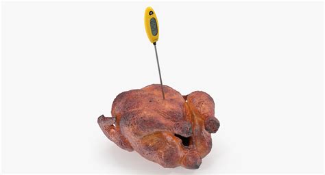 Cooking Thermometer with Roasted Turkey 3D model | 3D Molier International
